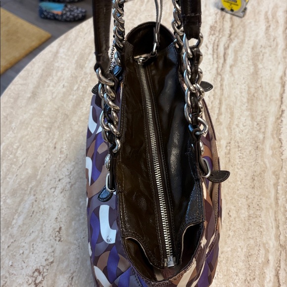 Coach Madison East West Chain Link Signature Tote - Picture 6 of 10